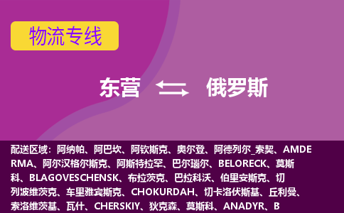 東營到俄羅斯海運，東營到俄羅斯空運公司，東營到俄羅斯物流專線